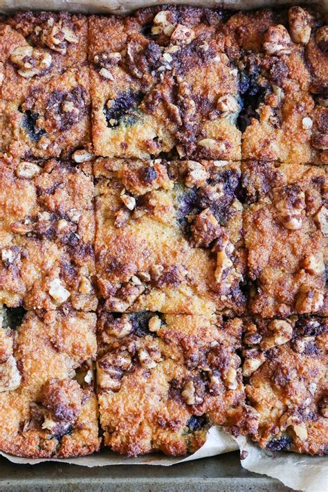 By making a few ingredient changes, you can manipulate a cake mix so it tastes homemade. Moist, fluffy, cinnamony paleo blueberry coffee cake made ...