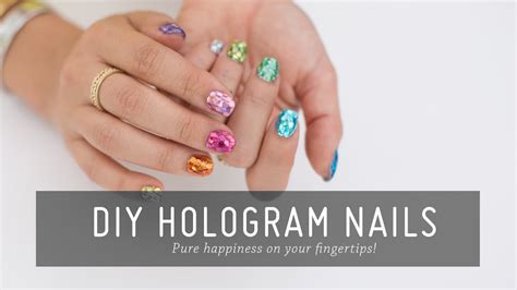 Maybe you would like to learn more about one of these? DIY Hologram Nail Art | Nail Tutorial | Beauty | Mr Kate - YouTube