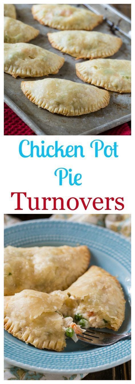 It is tender enough to bite easily and it is also flaky so if the dough has been refrigerated longer than 1 hour, take it out of the refrigerator approximately 15. Chicken Pot Pie Turnovers - Spicy Southern Kitchen ...
