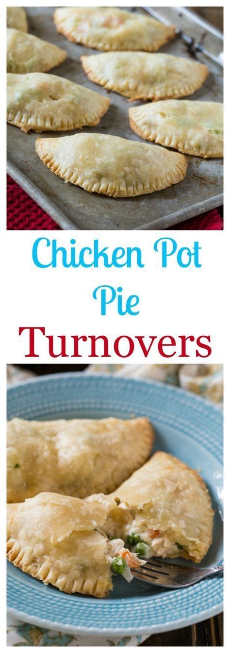 It is tender enough to bite easily and it is also flaky so if the dough has been refrigerated longer than 1 hour, take it out of the refrigerator approximately 15. Chicken Pot Pie Turnovers - Spicy Southern Kitchen ...