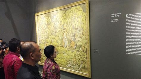 Mega lahir di yogyakarta, 23 januari 1947 dari pasangan soekarno dan fatmawati. Lukisan di Galeri Nasional Indonesia Bawa Megawati ...