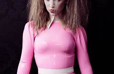 latex pink dress model pigtails interview dresses zuleika cute sexy women girls xxx princess fetish models