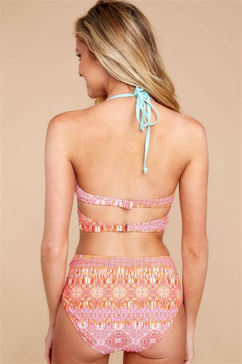 Find cute bikinis from top brands like billabong, power 2 the flower, rvca and more! Cute High Waisted Bikini Bottoms - Trendy Print Bikini ...