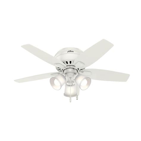 Home depot offers the 42 littleton white ceiling fan w/ light kit for $17.52 after 10% off coupon code: Hunter Echo Bluff 42 in. LED Indoor Fresh White Ceiling ...