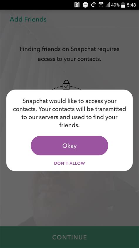 Go to add friends the same way as before and tap my contacts. How to use Snapchat