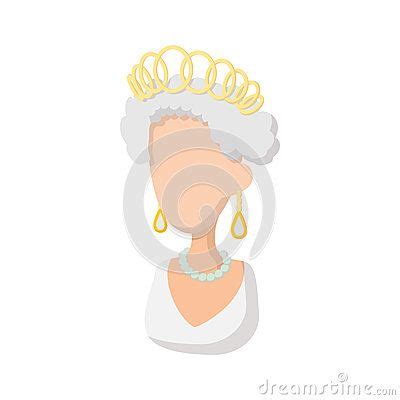 Serenadele lui liviu dragnea cantate sub balconul europei. Vector Illustration about Queen icon, cartoon style ...