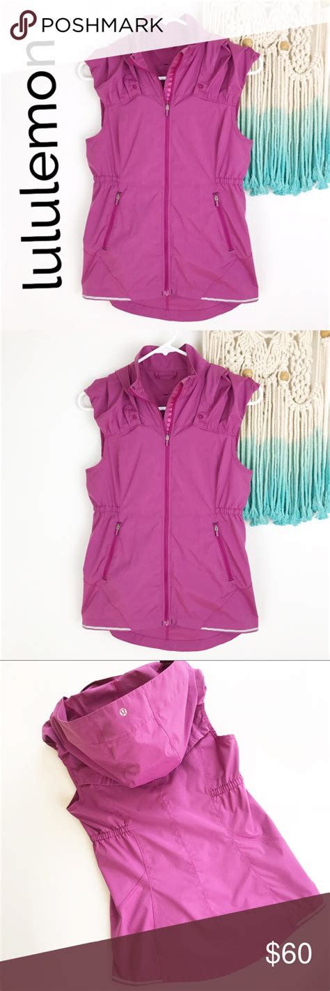 Pornstar pinky ở trùm đầu cởi. Lululemon Hooded Running Vest Purple Berry Color | Running ...