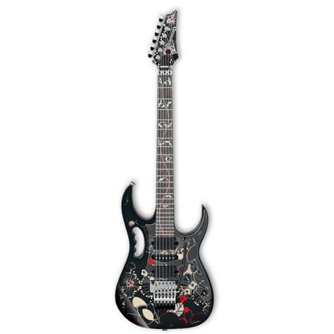 The actual floral pattern of the finish is derived from steve vai's curtains in his california home. IBANEZ JEM77 STEVE VAI SIGNATURE FLORAL PATTERN 2 - Ardemadrid