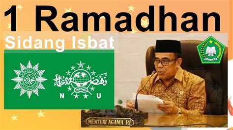 Jadwal sidang isbat 1 ramadhan 2021, link live streaming hingga tahapannya. Sidang Isbat Ramadhan 2020 - Hisab vs Rukyat Penetapan ...