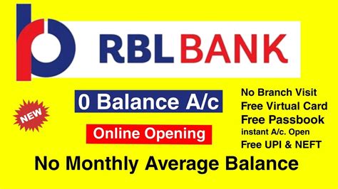 Best for purchases and balance transfers. RBL Bank Zero Balance Account online opening with free ...