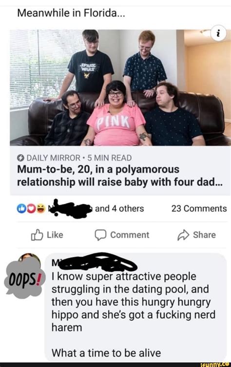 The polyamory meme has finally attracted some serious research. Meanwhile in Florida... © DAILY MIRROR 5 MIN READ Mum-to ...