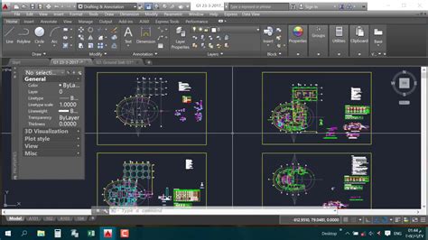 المخرجات لوحات ِauto cad+ لوحات pdf يتم الرسم. Shop Drawing For Slab with 3 Levels . Part 1| شوب دروينج ...