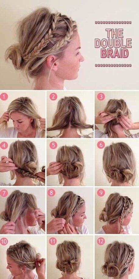 Here are 15 cute updos for long hair that is whether it is curly hair updos or updos for layered hair, we have the perfect quick and easy updos with tutorials on how to do an updo hairstyle. 16 Easy and Chic Bun Hairstyles for Medium Hair - Pretty ...