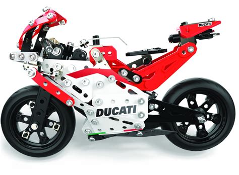 Take note of the schedule and don't miss the motogp. Ducati Meccano Desmosedici GP Motorrad Model - neu