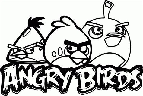 Image of the videogame angry birds. Angry Birds Coloring Pages - Coloring Home