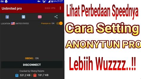 Maybe you would like to learn more about one of these? CARA SETTING ANONYTUN PRO TERBARU (fastconnect) - YouTube