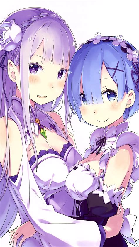 How to use re in a sentence. Re Zero Emilia Rem.HTC One wallpaper 1080×1920 - Kawaii Mobile