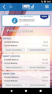 Credit lines available range from $300 to $1,000. Langley FCU - Apps on Google Play