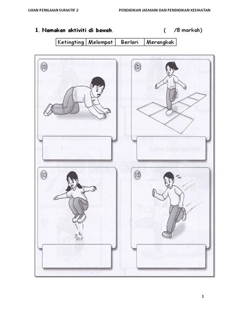 Hari ini saya akan berbagi soal soal latihan untuk kakak yang masih duduk di kelas 6 untuk berlatih menghadapi ujian sekolah atau ujian akhir semester pada kurikulum ktsp tahun 2006. soalan PJ&PK TAHUN 3