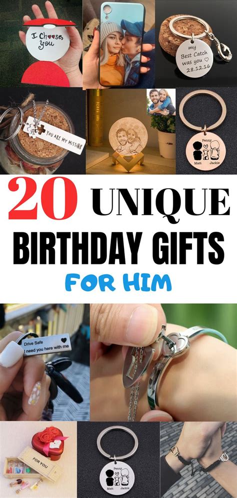 These amazing gifts are guaranteed to impress your guy. 20 Romantic Gifts Ideas For Him Boyfriend Birthday Looking ...