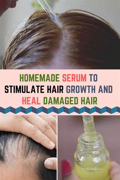 Diy natural hair growth treatments {hair treatments}. Homemade Serum To Stimulate Hair Growth And Heal Damaged ...