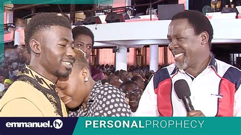 Tb joshua was married to evelyn joshua in 1990 where they had two beautiful kids. BEST EVER Advice BEFORE Marriage - TB Joshua!!! - Emmanuel TV