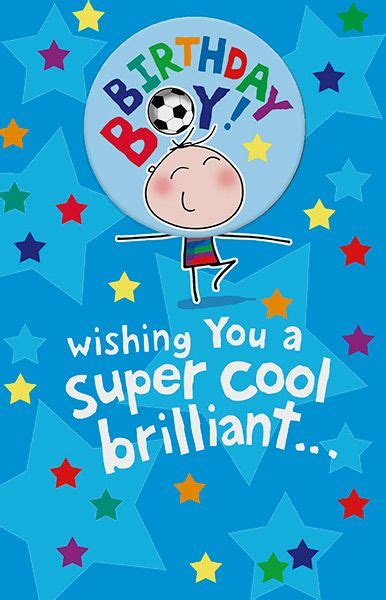 $4.99 super bright card for kids. Birthday Boy Birthday Card with Badge