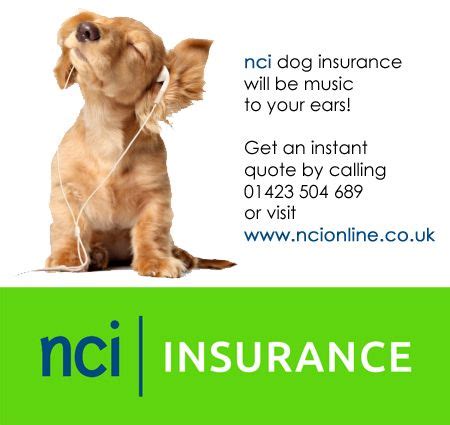 Dog insurance can provide your online and dog insurance quotations with direct access to a wide range of pet insurers instantly. NCI Dog Insurance. Competitive dog insurance quote at http://www.ncionline.co.uk/pet-insurance ...