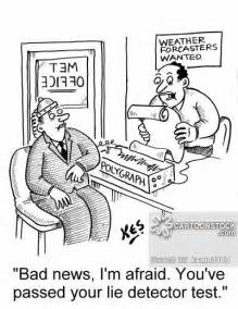 A polygraph test or lie detector test is designed to analyze physiological reactions to questions to determine whether or not a subject is being truthful. Polygraph - Cartoon Unit 8B | AP Psych Midterm Project ...