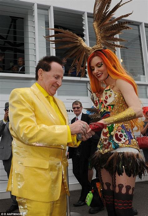 Wasn't his wife recently busted in a drug sting? Geoffrey Edelsten gives Gabi Grecko wedding ring from ex ...