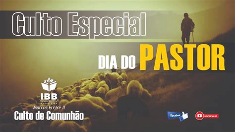 O dia do pastor, comemorado todo segundo domingo do mês de junho pela igreja batista, não é uma data oficial presente nos calendários do país, mas muitas cidades estabeleceram leis próprias, para que este seja um momento de união de toda a comunidade cristã. Culto Especial em homenagem ao Dia do Pastor - 14-06-2020 ...