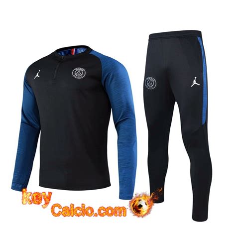 Kit da hora muito legal todo mundo fica zoando de você mas é da hora confia em mim. Nuovo Kit Tuta Allenamento Pairis PSG Jordan Nero Blu 20 21