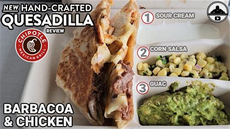 Check spelling or type a new query. Chipotle® Hand-Crafted Quesadilla Review! 🌶️🥩🐔🥙 | Barbacoa ...