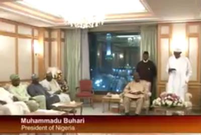 Just watch how all the guys are taking turn on my wife. President Buhari says he would rather invest in ...