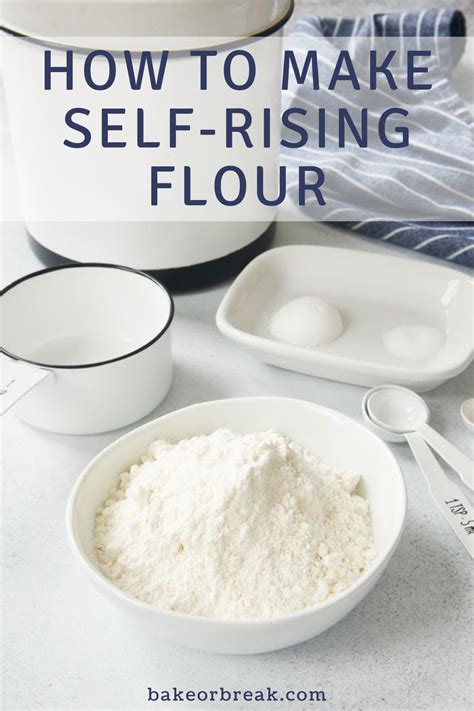 Find out how to make the easiest bread just using self raising flour and self rising flour, easy bread recipe for beginners! How to Make Self-Rising Flour | Recipe | Make self rising flour, Self rising flour, Baking flour