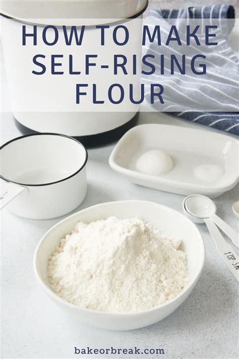 Looking for recipes with self rising flour? How to Make Self-Rising Flour | Recipe | Make self rising flour, Self rising flour, Baking flour