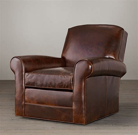 Free delivery and returns on ebay plus items for plus members. Lowell Leather Club Swivel Chair