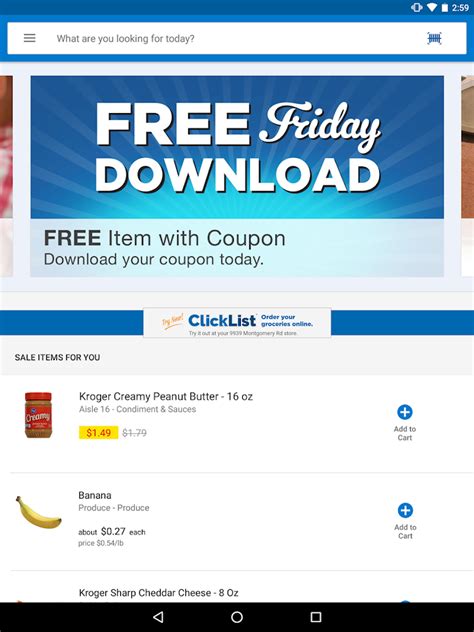 The kroger rewards prepaid app: Kroger - Android Apps on Google Play