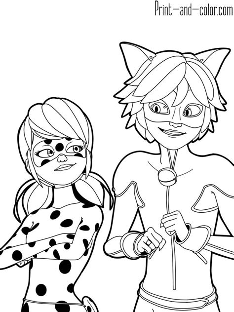 Find more coloring pages online for kids and adults of miraculous ladybug and cat noir drawings coloring you can now print this beautiful miraculous ladybug and cat noir drawings coloring page or color online for free. Coloring Worksheets : Pages Book Miraculousug Episodes ...