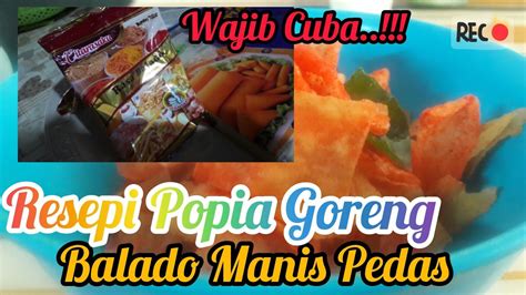 Sebungkus kulit popia dapat 2 balang besar *. Resepi popia goreng Balado Manis pedas..!!! - YouTube
