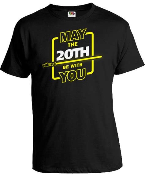 Looking for creative and best birthday ideas for your boyfriend on his 25th birthday? 20th Birthday Gift Ideas For Him Custom Age Movie T Shirt Nerd TShirt Personalized Shirt May The ...