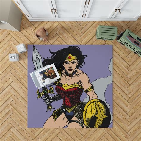 The bedroom of freddy freeman contained a superman hat, while batman and wonder woman action figures were seen on display. Wonder Woman Justice League DC Comics Bedroom Living Room ...