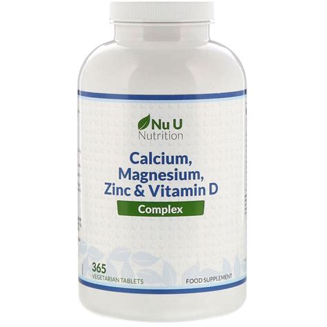 First, its calcium and vitamin d dose are fantastic. Nu U Nutrition, Calcium, Magnesium, Zinc & Vitamin D ...