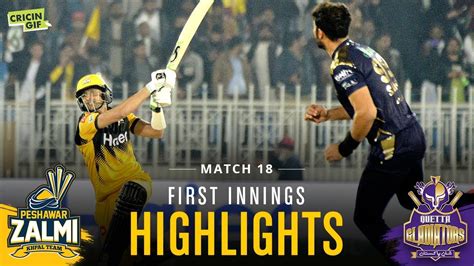 Get full and detailed scoreboard of peshawar zalmi vs quetta gladiators, pakistan super league 2020, 4th match only on espn.com. Match 18 - Peshawar Zalmi Vs Quetta Gladiators - First ...