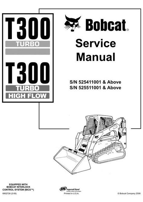 If you want to run a high flow cat for the environmental reasons, do it. Bobcat T300 Compact Track Loader Service Manual - 6902726 ...