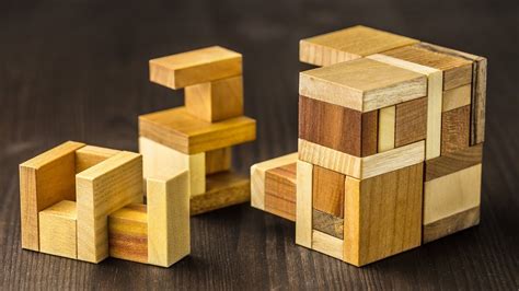 All parametric, you can change all and make your own cube. 7 piece wooden cube puzzle solution