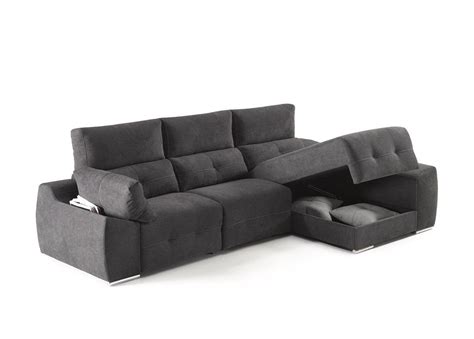 Sofás de 2 y 3 plazas con asientos deslizantes y cabezales reclinables fabricados en españa. Sofá relax motor chaise longue moderno diseño 1303-02 | Mobles Sedaví | Sofá chaise, Chaise ...