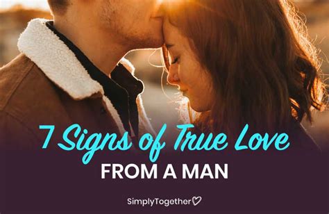 Do you see these 12 signs of true love in your own relationship? 7 Signs Of True Love From A Man | Signs of true love, True ...