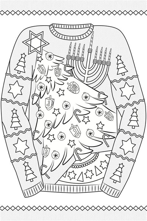 Coloring pages of ugly christmas sweaters. Creative Haven UGLY HOLIDAY SWEATERS Coloring Book By ...