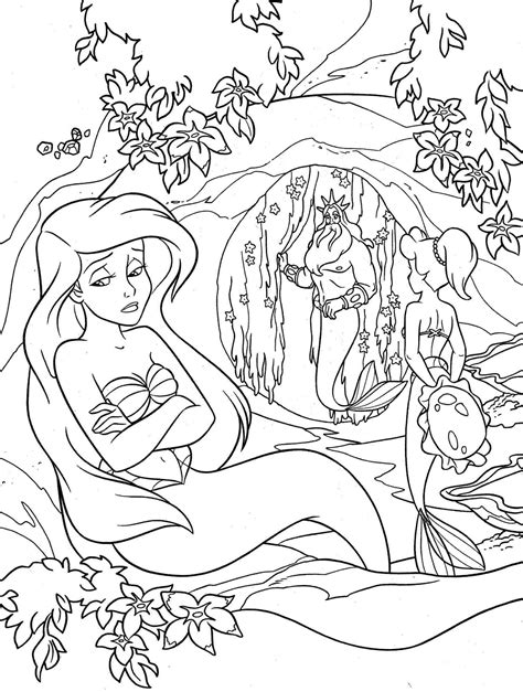 Free printable disney princess ariel coloring pages. Free Printable Coloring Pages for Adults Mermaids Gallery ...